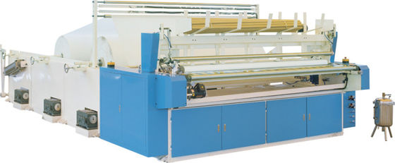 papel higiénico automático del rollo enorme de la cortadora 380V que hace la máquina