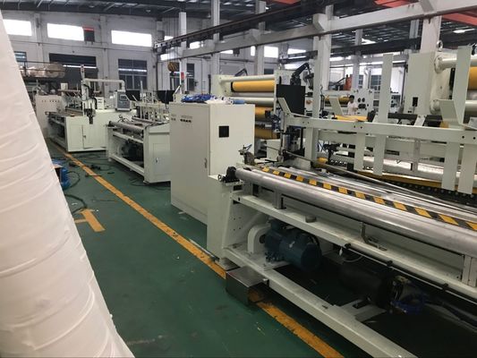 papel higiénico automático del rollo enorme de la cortadora 380V que hace la máquina
