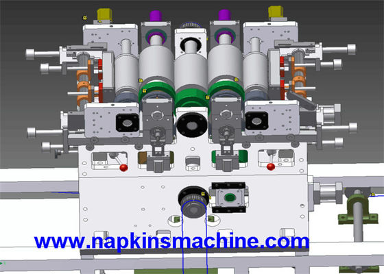 Impresora de la servilleta del PLC de Siemens, 1200 pedazos/Min Digital Napkin Printing Machine