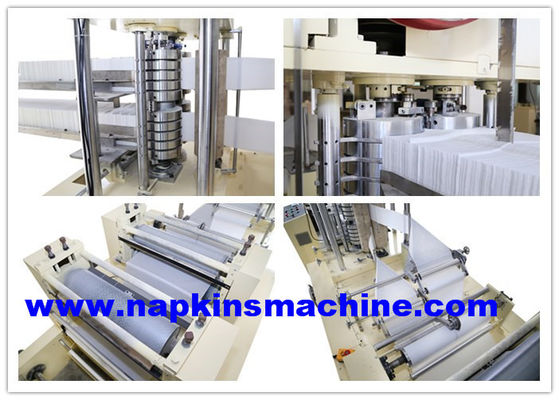 Máquina laminada 2 capas del plegamiento de la servilleta, 2200 hojas/Min Tissue Folder