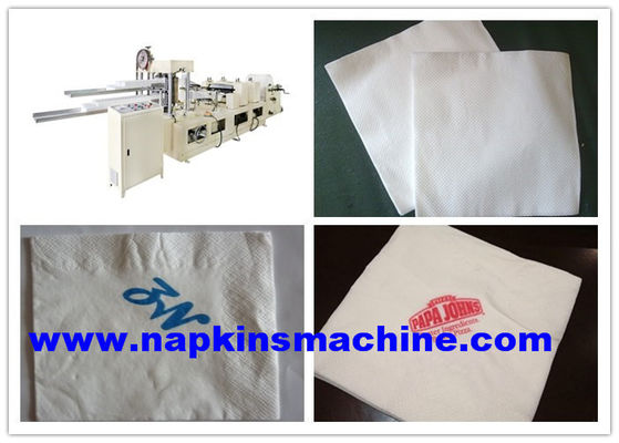 CE 4 hojas/Min Serviette Napkin Printing Machine del DOBLEZ 2200