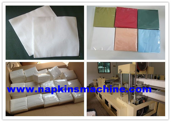 CE 4 hojas/Min Serviette Napkin Printing Machine del DOBLEZ 2200