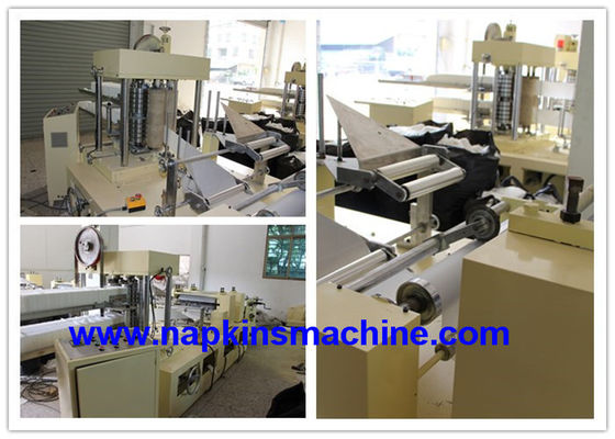 7.5KW 4 servilleta de papel seda del plegamiento 330m m que hace la máquina
