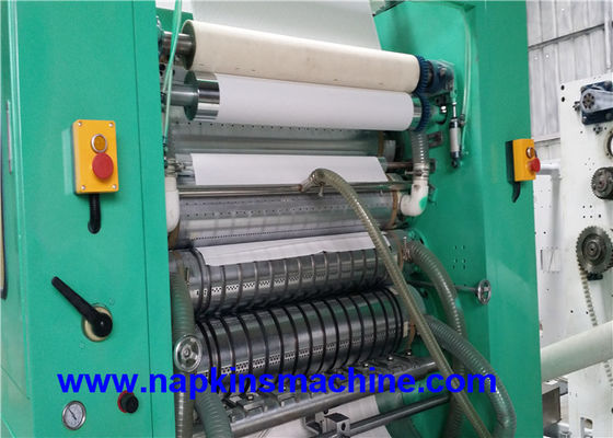 CE 1/6 máquina de la producción del papel seda de la anchura del plegamiento 990m m