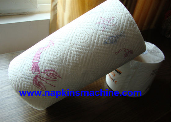 tamaño 7.5KW 200 m/Min Toilet Paper Making Machine de 500m m
