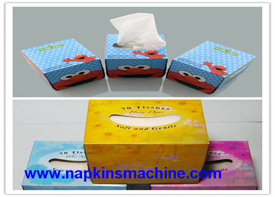 tejido facial de la caja del cubo 380V que hace la máquina, 80 m Min Tissue Paper Maker Machine