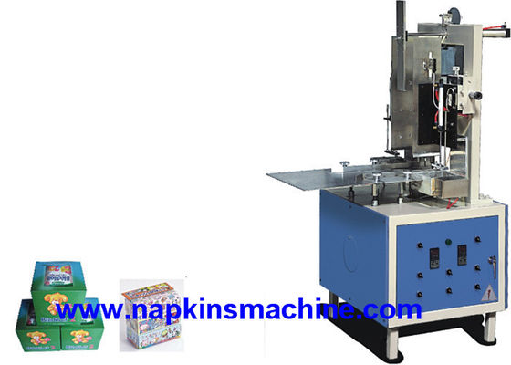 Empaquetadora semi automática del tejido facial/empaquetadora de la caja del cartón