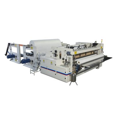 200 máquina que raja del rollo del papel del PLC de la anchura de m/minuto 3500m m