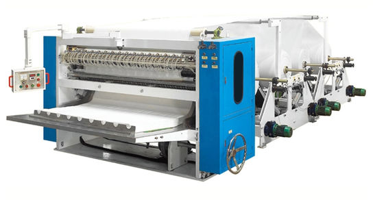 Línea de productos suave de la toalla de baño del PLC de Interfold del algodón 8KW