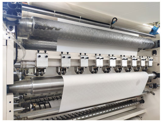 6 línea máquina de papel de grabación en relieve 4800sheets/min de la cara de la SACUDIDA de la sierra del registro