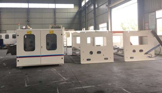 Papel higiénico el rebobinar del tablón del PLC que hace soportes de la máquina 7.5KW 2