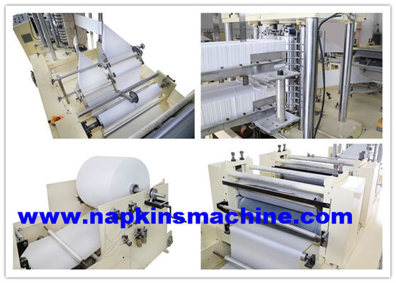 CE 4 hojas/Min Serviette Napkin Printing Machine del DOBLEZ 2200
